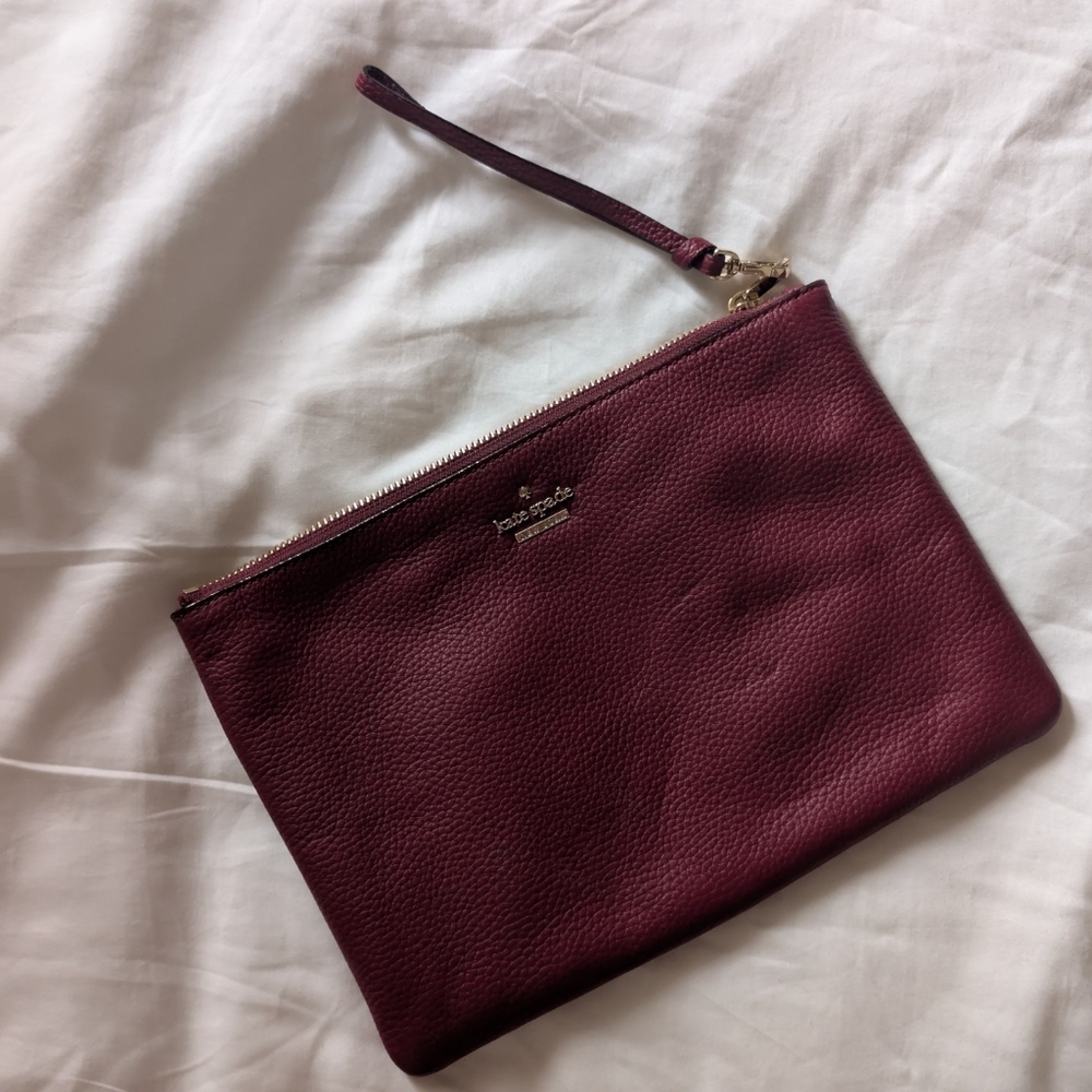 Kate Spade Deep Red Wristlet